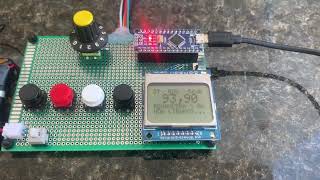 FM  RDS receiver with RDA5807 Arduino Nano and Nokia 5110 display [upl. by Ecnerrot910]