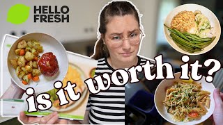 An Honest Unsponsored Review of HelloFresh ✨ [upl. by Llewkcor]