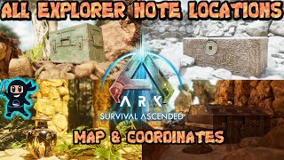 ALL Explorer Note Locations for The Island Ark Survival Ascended [upl. by Eillo374]