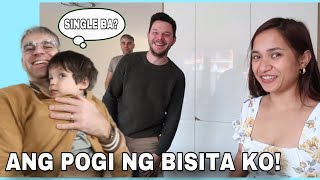 ANG POGI NG BISITA KO SINGLE PA BA Dutchfilipina couple [upl. by Kilk]