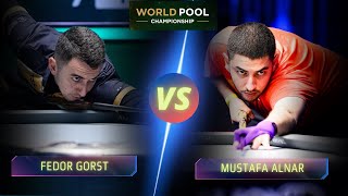 FEDOR GORST VS MUSTAFA ALNAR  2024 WORLD POOL CHAMPIONSHIP billiards nineball 9ballpool [upl. by Leuneb424]