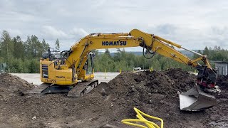 Köp Grävmaskin Komatsu PC228USLC med Rototilt R6 Leica grävsystem och flera redskap på Klaravik [upl. by Wulfe293]