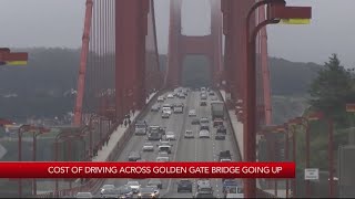 Golden Gate Bridge tolls to increase July 1 [upl. by Allsopp]