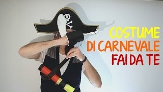 Costumi di Carnevale per bambini fai da te pirata 1 parte [upl. by Neelyar504]