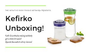 Kefirko Unboxing Making Kefir amp Kombucha Just Got Easier [upl. by Esdnyl]