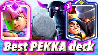 Best PEKKA deck with Evo Archer × Little prince deck😍Clash Royale [upl. by Suehtomit]