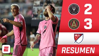 MESSI NO PUDO INTER MIAMI es ELIMINADO de los playoffs de MLS tras caer en casa vs ATLANTA UNITED [upl. by Artenehs]