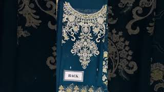 Baroque Luxury Chiffon Dress pakistani designer wear 8000PKR dress fashion weddingdress wedding [upl. by Anoli464]