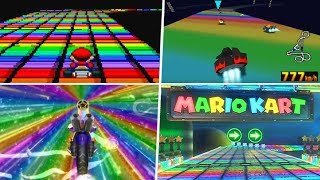 Evolution of Rainbow Road in Nintendo Games 1992  2019 [upl. by Ahsienat]