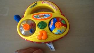 Vtech kindergarten SOFT TOY SINGING RADIO Classic Vintage Toy Fun [upl. by Asyral]