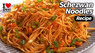 Schezwan Noodles Recipe with Ching’s Just Soak Veg Hakka Noodles  Ching’s Secret [upl. by Nnarefinnej185]