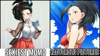 Sexiest Momo Yaoyorozu Pictures  My Hero Academia [upl. by Yalc]