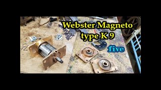 Webster Magneto end plates five [upl. by Ayekahs]