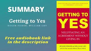 Getting to Yes Summary  Summary  Free Audiobooks [upl. by Cati]