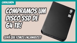 COMPRAMOS UM DISCO SSD EXTERNO DE 64TB NO ALIEXPRESS [upl. by Lezlie]