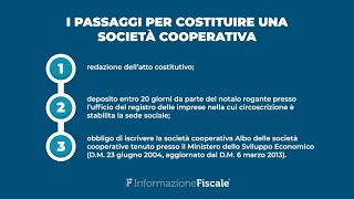 Come costituire una società cooperativa e quando conviene farlo [upl. by Chalmers]