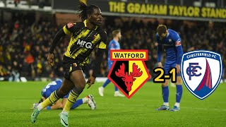 The Late Late Show  Watford 21 Chesterfield  Match Reaction [upl. by Inaja]