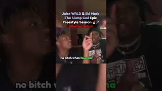 Juice WRLD amp Ski Mask The Slump God Epic Freestyle Session 🔥🎤 HipHopHotties [upl. by Neiht]