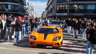 Koenigsegg CCXR Shuts Down Knokke During The Zoute Grand Prix 2024 [upl. by Eyde]