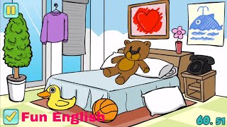 Fun English Kids Learn English  Free Online  Kid Game [upl. by Nnaylloh]