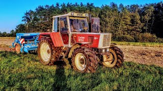 Siewy Jęczmienia Steyr 8150 Zestaw uprawowosiewny Lemken [upl. by Wyne206]