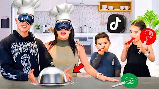 Cocinando receta de TIKTOK para KIMA y JUANITO con los APPLE VISIÓN PRO 👨🏻‍🍳 Juan de Dios Pantoja [upl. by Nezah949]