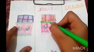 kids drawing crayons colours vs pencil colours vs marker colours vow is best [upl. by Ysnap11]