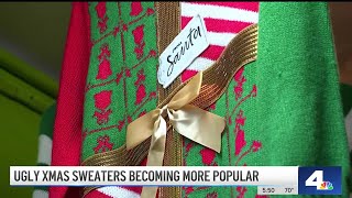 Ugly Christmas sweaters becoming more popular [upl. by Elo]