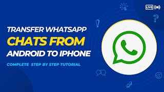 How to Transfer WhatsApp Chats from Android to iPhone  Tech Fusion [upl. by Sydelle]