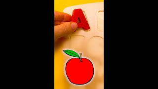 A  apple 🍎 Learning English Alphabet [upl. by Eniladam]