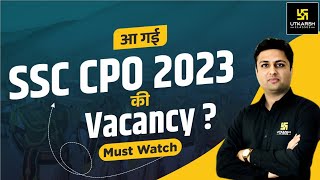 SSC CPO 2023  SSC CPO Detailed Notification Out Age Qualification amp Complete Detail  Prashant Sir [upl. by Loleta]