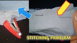 Portable Sewing Machine Stitching Problem Solution [upl. by Israeli]