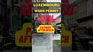 Luxembourg jobs  Luxembourg work permit visa  salary in Luxembourg  jobs in Luxembourg [upl. by Nimocks773]