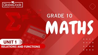 Grade 10 Maths Unit 1 121 The Notion of Function Section 1 [upl. by Roman]