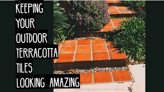 Water Damage Protection For Terracotta Tiles Saltillo Tiles mexican pavers MUST WATCH [upl. by Sawyere685]