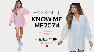 SEW ALONG WITH ALISSAH X KNOW ME ME2074 [upl. by Imotas]