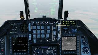 DCS f16c 13 doel acquisitie met HMCS  targeting pod [upl. by Juliann305]