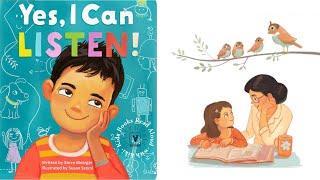 Yes I can listen by Steve Metzger  Read Aloud Book About Listening [upl. by Johen281]