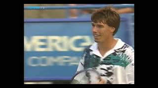 ATP 1994 Cincinnati SF Edberg vs Stich 660p TTV [upl. by Arvin98]