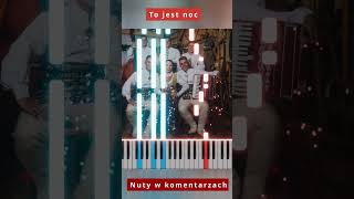 Aparaty  To jest noc 🎹 Piano Tutorial 🔥 Nuty shorts [upl. by Eirolav]