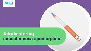 Administering subcutaneous apomorphine [upl. by Catherin582]