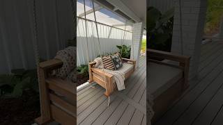 DIY Crib Mattress Porch Swing [upl. by Albin679]