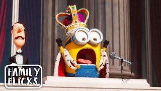 Minion Bob Becomes King  Minions 2015  Family Flicks [upl. by Moguel]