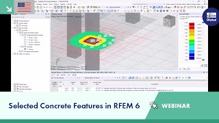 ويبنار  ميزات خرسانية مختارة في RFEM 6 [upl. by Nahc]