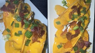 🔥🔥How To Make Cheesy Loaded Taco🔥🔥 [upl. by Kitty]