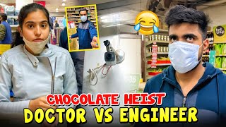 Doctor 👨‍⚕️ vs Engineer 👨‍💻  Who is best 😂  Chocolate Heist  Dushyant Kukreja shorts [upl. by Salahi276]