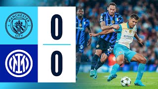 HIGHLIGHTS Man City 00 Internazionale  City begin new Champions League with Inter stalemate [upl. by Oirevas309]