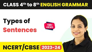 Types of Sentences  English Grammar  Class 4th to 8th English Grammar [upl. by Gove309]