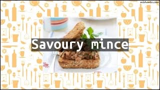 Recipe Savoury mince [upl. by Maeve253]