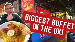 Reviewing the UKS BIGGEST RESTAURANT AND BUFFET  £1299 [upl. by Ereveniug592]